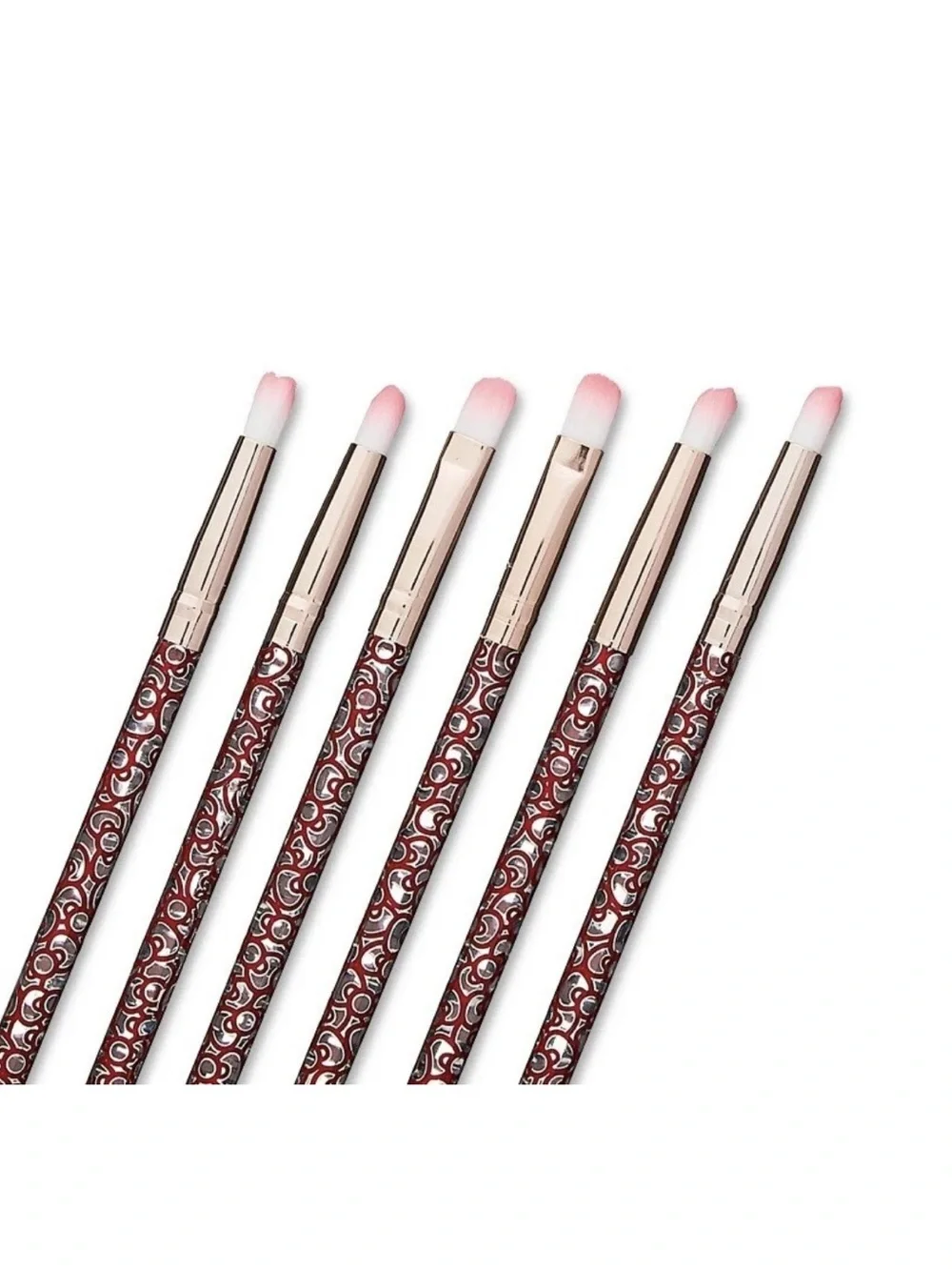 Hello Kitty Red Glitter Shadow Palette with Pink Brushes